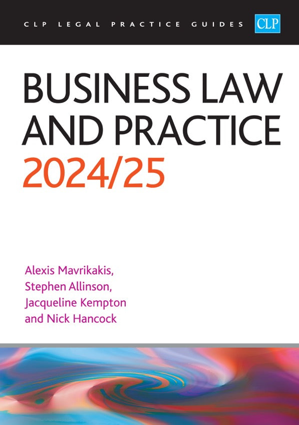 Business Law and Practice 2024/2025 – clp-bookshop.co.uk